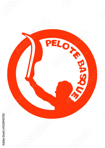 pelote basque logo tampon