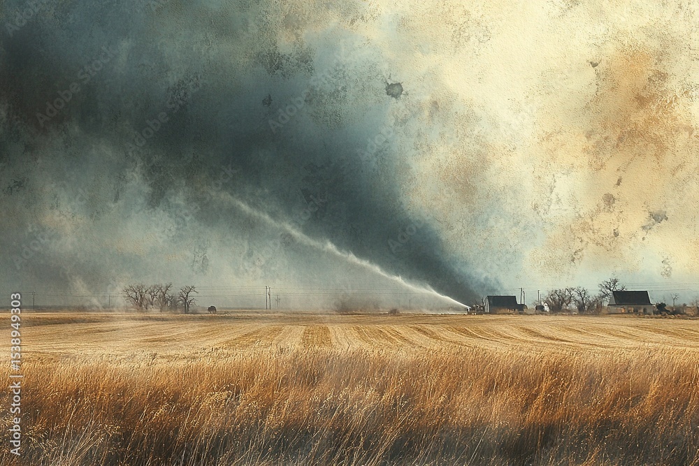 Fototapeta premium Strong tornado in Kansas