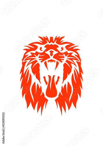 lion rugissant rugit feroce dent gueule