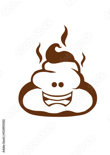 merde caca bouze sourire rigole smiley