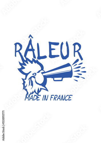 raleur citation coq porte voix made France humour