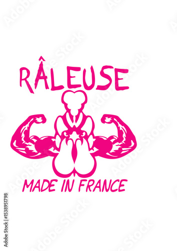 raleuse citation made in France coq embleme humour