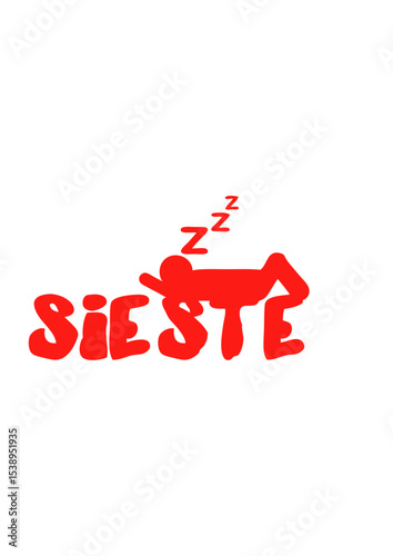 sieste mot dormir dort icone