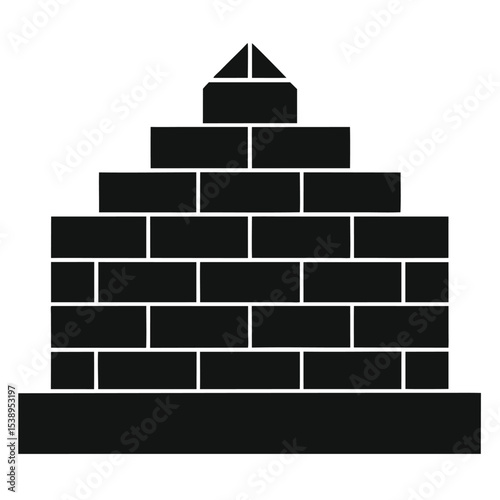 brick wall with bricks