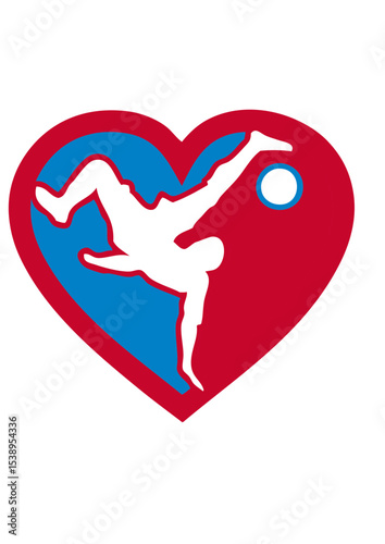 France football supporter love coeur joueur