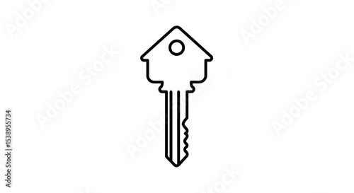 House shaped key icon
