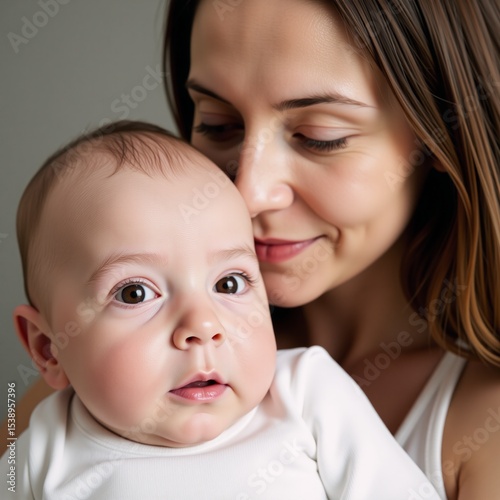 Ok Newborn babys first gaze into mothers loving eyes