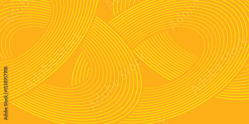 Pasta background, spaghetti abstract geometric pattern. Macaroni yellow poster. Wavy abstract pattern. eps 10 illustration