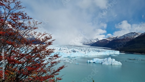 Autumn Colours at Perito Moreno Glacier, Patagonia, Argentina