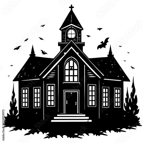 old house sketch