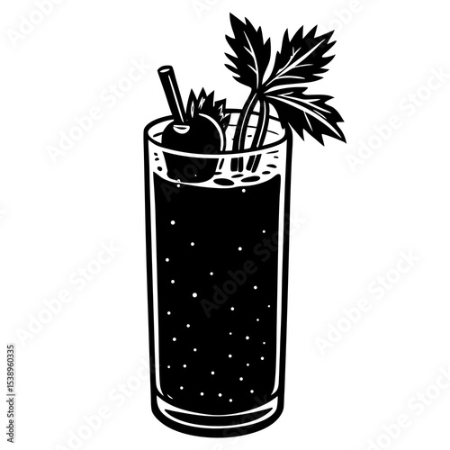 cocktail with ice
