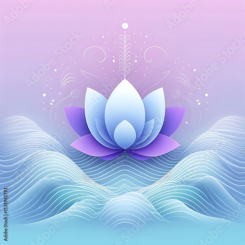 Wellness Tech Lotus Waves