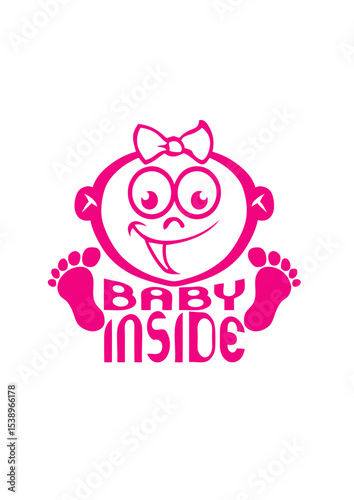 baby inside tete bebe fille girl naissance enceinte