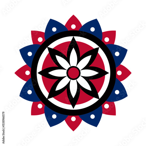 mandala vector art illustration