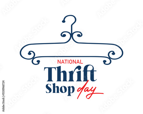 National Thrift Shop Day, background template Holiday concept.