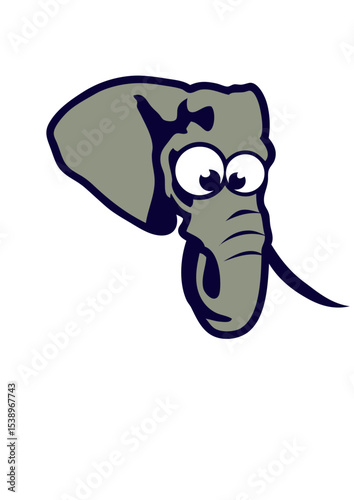 elephant dessin rigolo cartoon