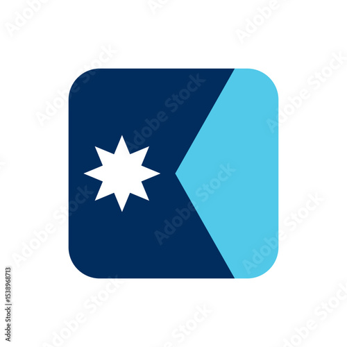 Flag of Minnesota state, US
