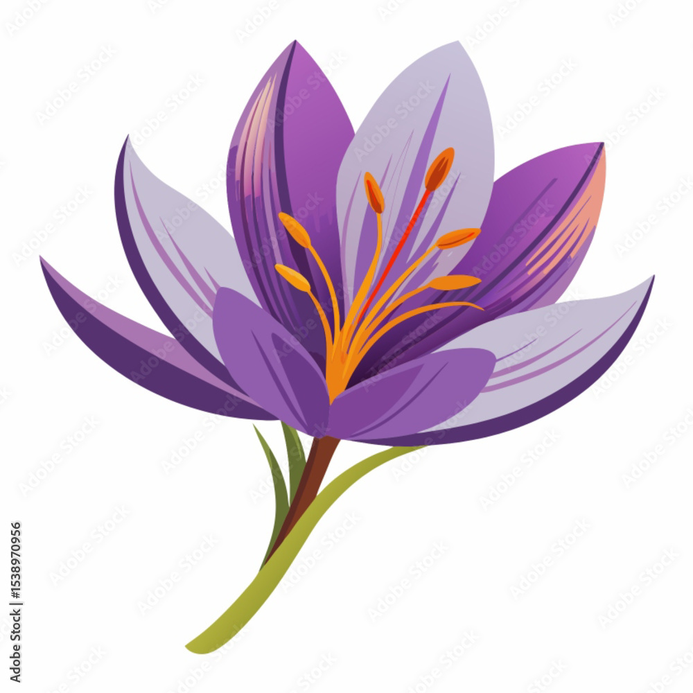 Naklejka premium Pink lotus flower vector illustration for nature and floral designs