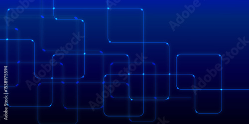 Abstract technology lines background .Abstract bright glitter blue background illustration with effect of shining little stars. Science Digital Technology Background. background 3d illustration render