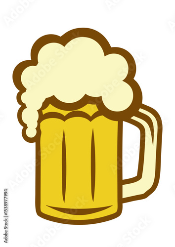 biere dessin alcool verre chope binouse