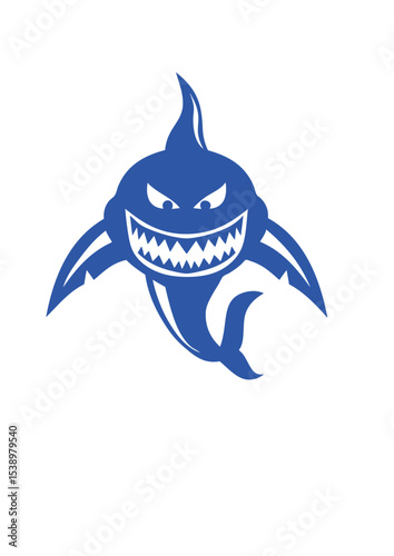 requin dessin feroce dent