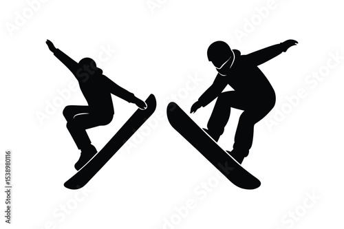 Snowboarder Vector Illustration