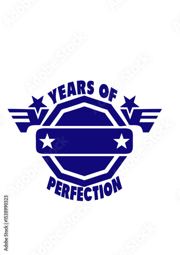 ajouter annee years perfection logo anniversaire