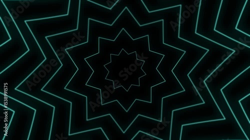 Smooth shaped line animation with rectangle and circle motion. Ideal for abstract tech backgrounds