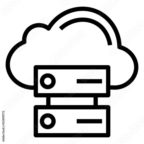 cloudbased vector icon