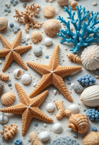 starfish and seashells