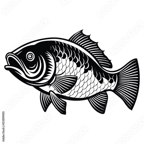 Tropical fish vector cartoon icon. Isolated cartoon icon aquarium animals .Vector illustration tropical fish on white background.