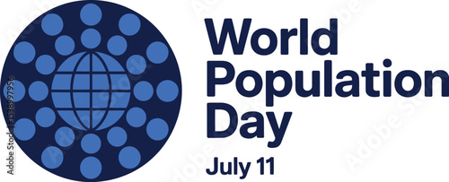 World Population Day July 11 Global Awareness Design