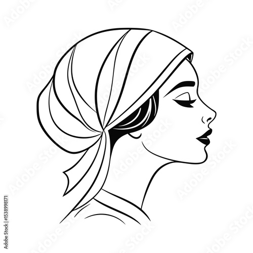 makeup logo black line art vector silhouette