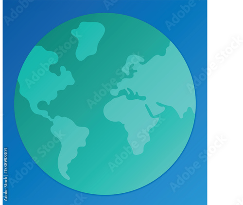 A Simple Representation Of Earth Vector Image