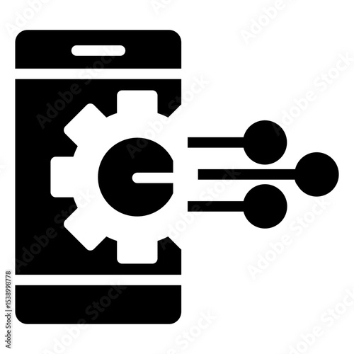 smart tech vector icon