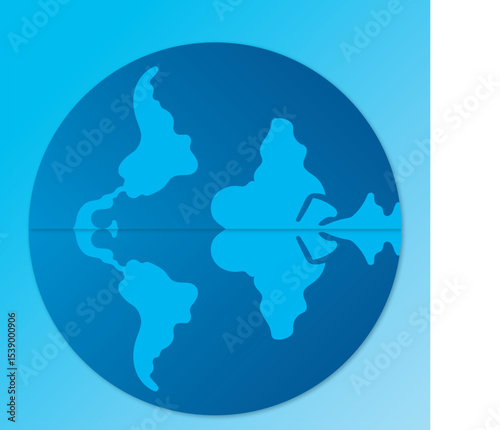 A Simple Representation Of Earth Vector Image