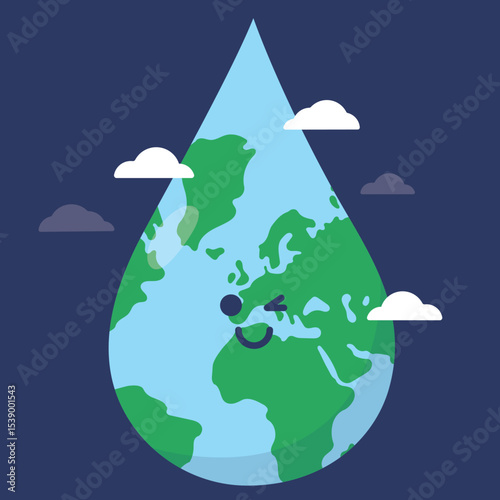 A Simple Representation Of Earth Vector Image