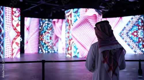 Immersive Digital Art Exhibit in Saudi Arabia