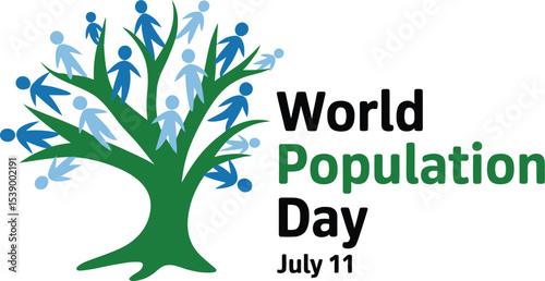 World Population Day July 11 Tree of People Graphic