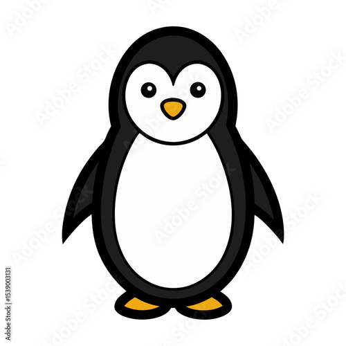 vector illustration of a penguin bird