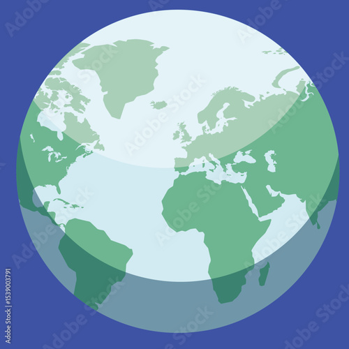 A Simple Representation Of Earth Vector Image