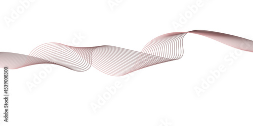 abstract colourful wave line background on white background.	