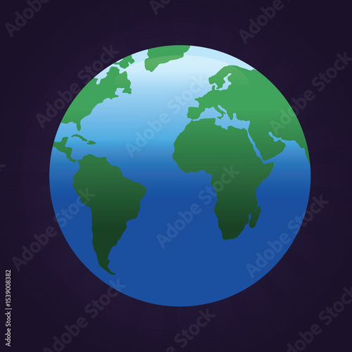 A Simple Representation Of Earth Vector Image