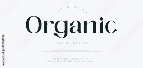 Organic Modern minimal abstract alphabet fonts. Typography technology, electronic, movie, digital, music, future, logo creative font.

