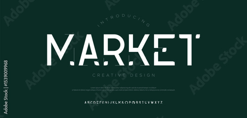 Creative modern logo alphabet font. Digital abstract futuristic, logo, music, sport, minimal technology typography. Simple numeric vector illustration
