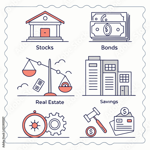 25 outline icons versatile design elements