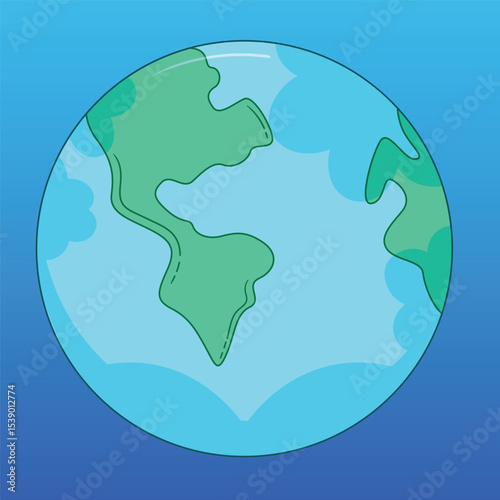 A Simple Representation Of Earth Vector Image