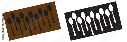 spoon fork and knife silhouette icon, Fork, spoon, knife and plate. Menu symbol. Tableware instruments. Restaurant icon. Food, plate, fork, knife, spoon, cutlery icon , vector illustration, eps 10 11
