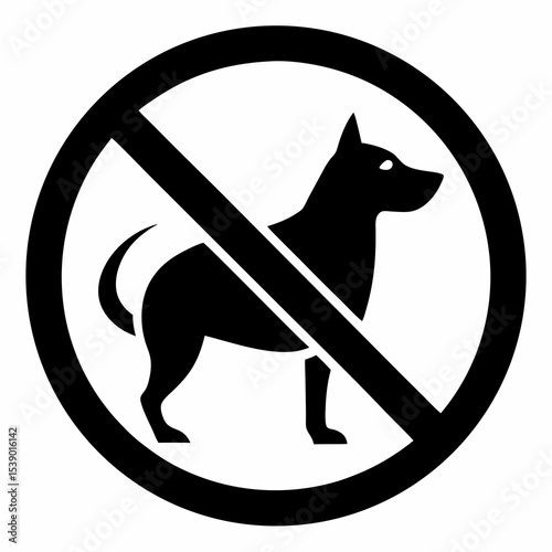 no dogs sign