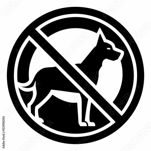 no dogs sign